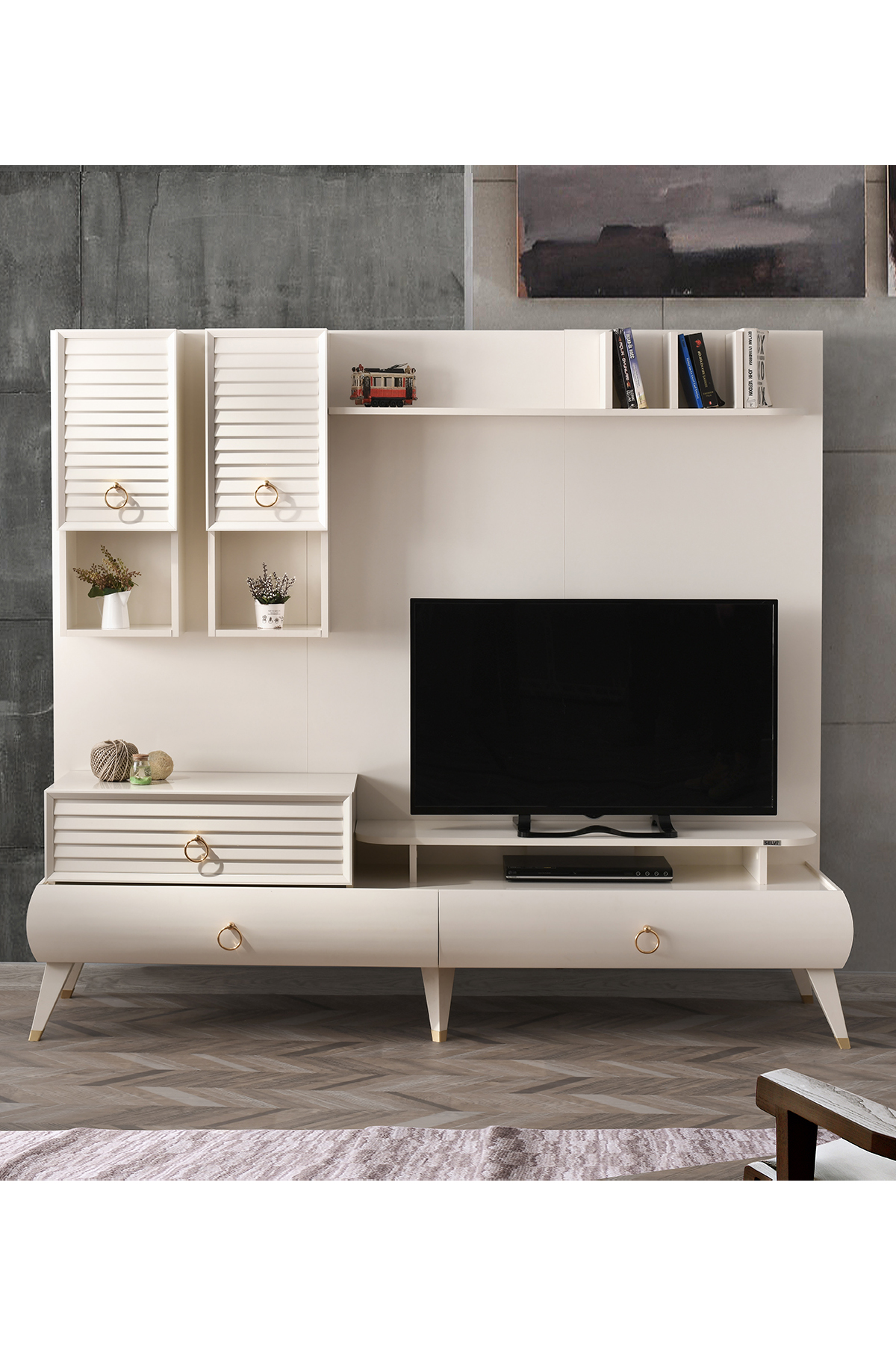Sahra Ekru Tv&Duvar Ünitesi 2,711.02 TL + KDV Sahra Ekru Tv&Duvar Ünitesi 2,711.02 TL + KDV